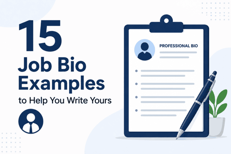 15 Job Bio Examples to Help You Write Yours