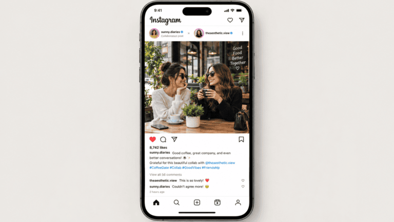 Set Up an Instagram Collab Post