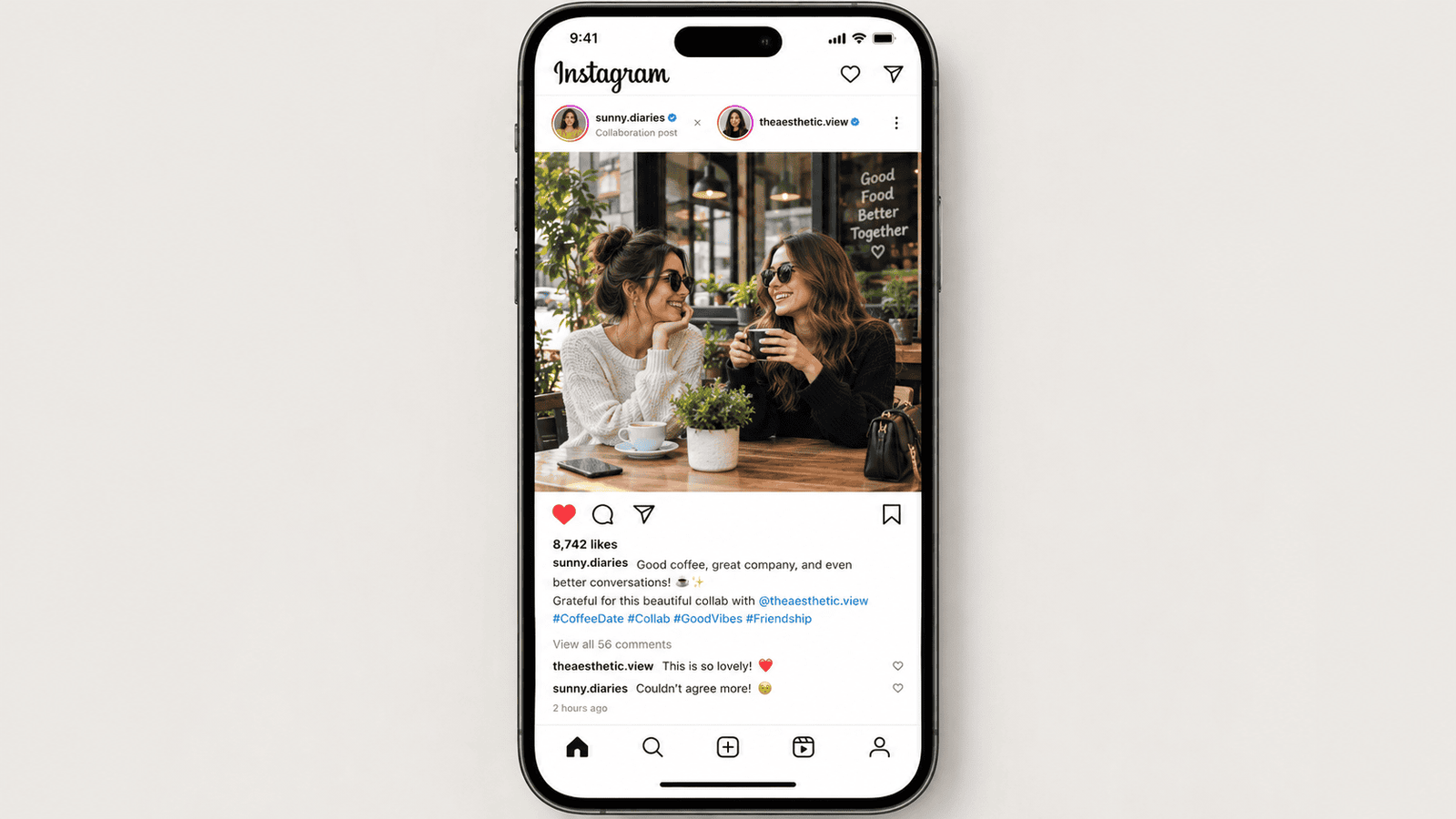 Set Up an Instagram Collab Post